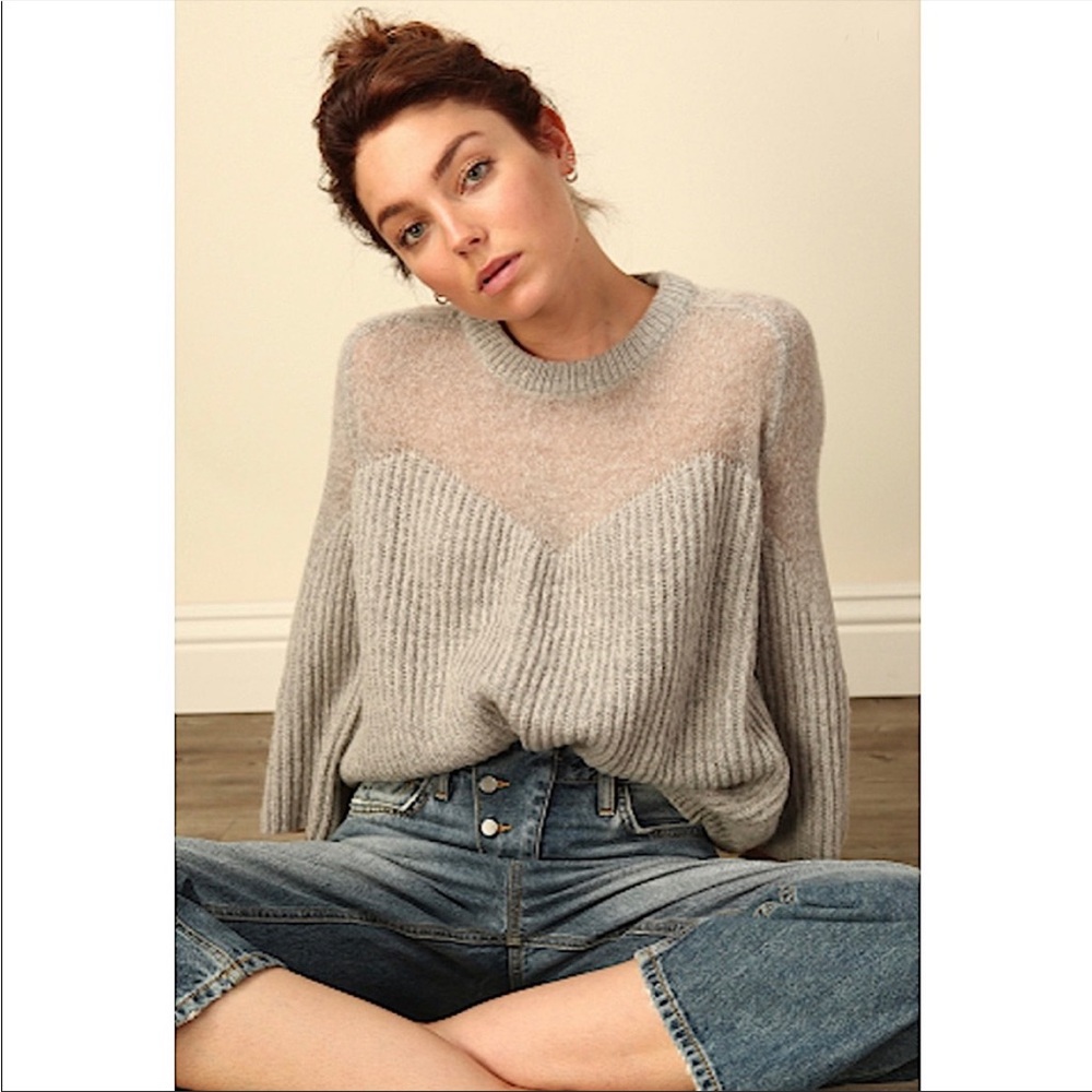 Line and Dot heavenly sheer sweater